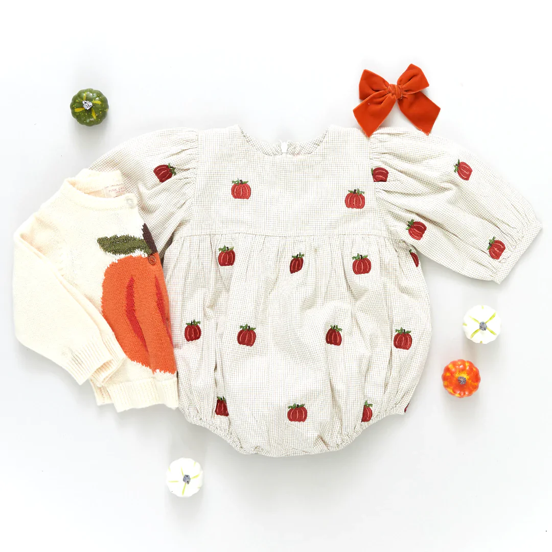 Cream Baby Pia Pumpkin Sweater - Image 5