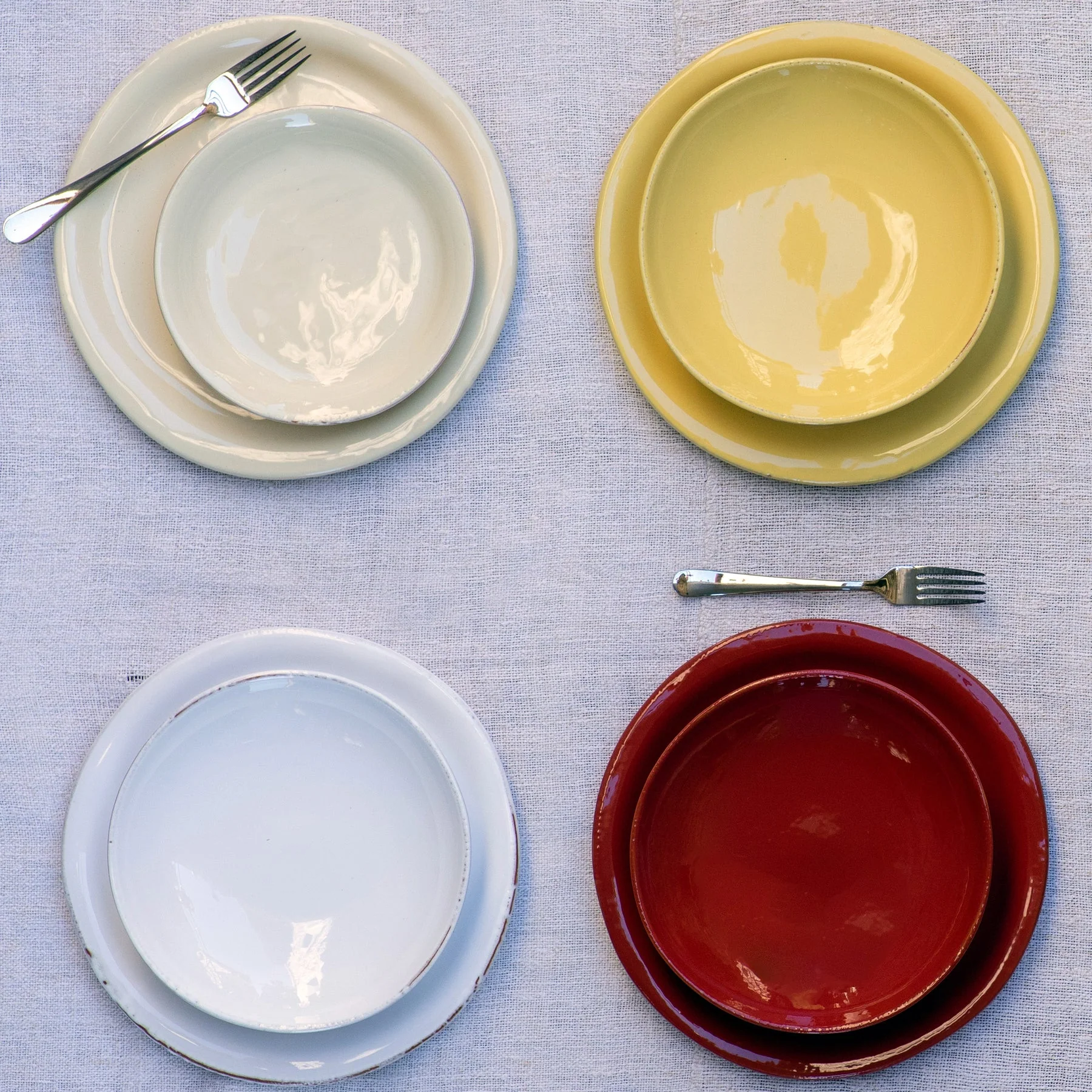 Cucina Fresca Bianco Dinner Plate - Image 3