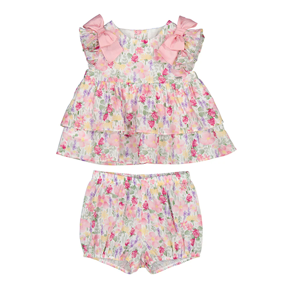 Dahlia Floral Print Short Set