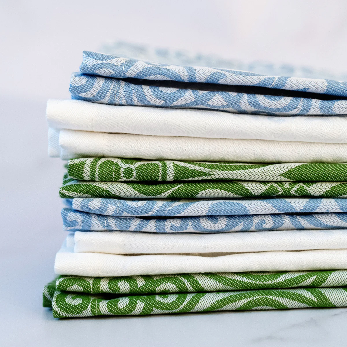 Damask Runner - Green - Image 2