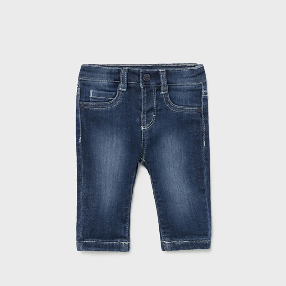 Dark Wash Basic Jean Trousers