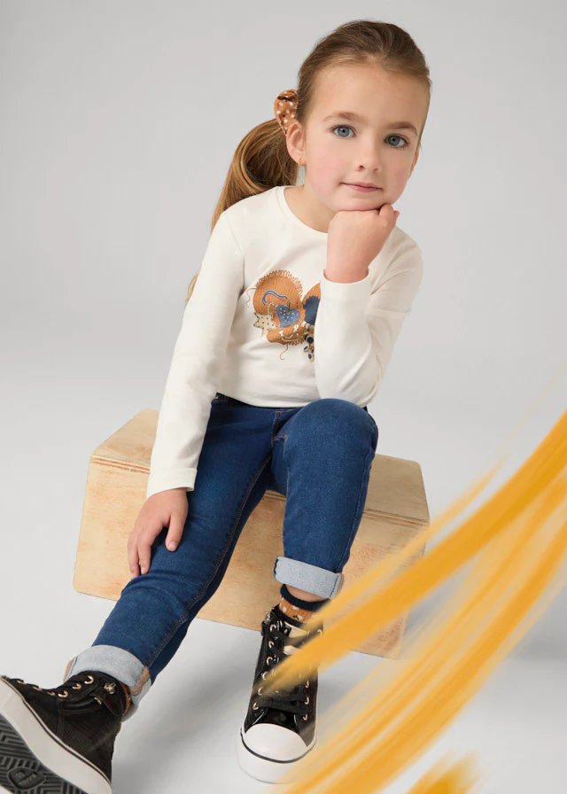 Dark Denim Basic Jeggings - Image 2