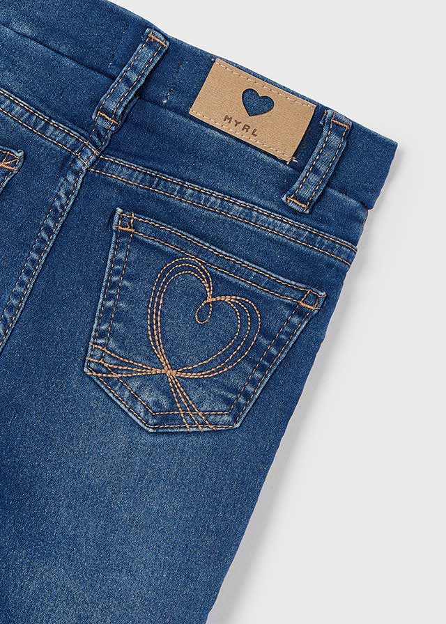 Medium Wash Denim Basic Jeggings - Image 2