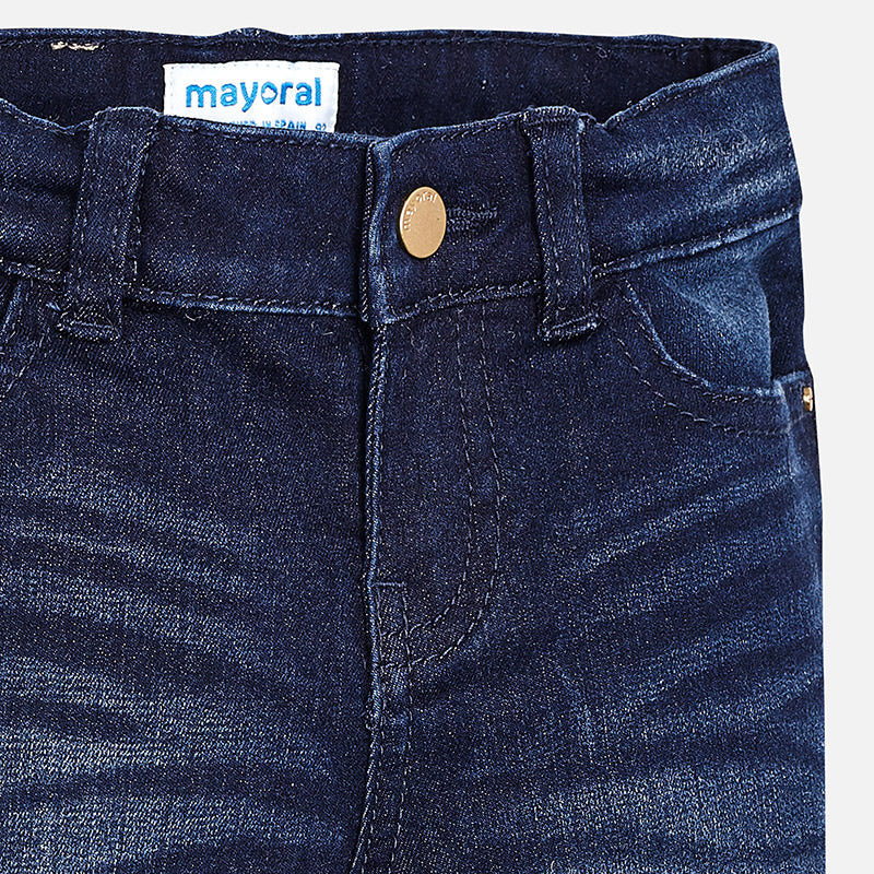 Dark Denim Skinny Fit Jeans - Image 3