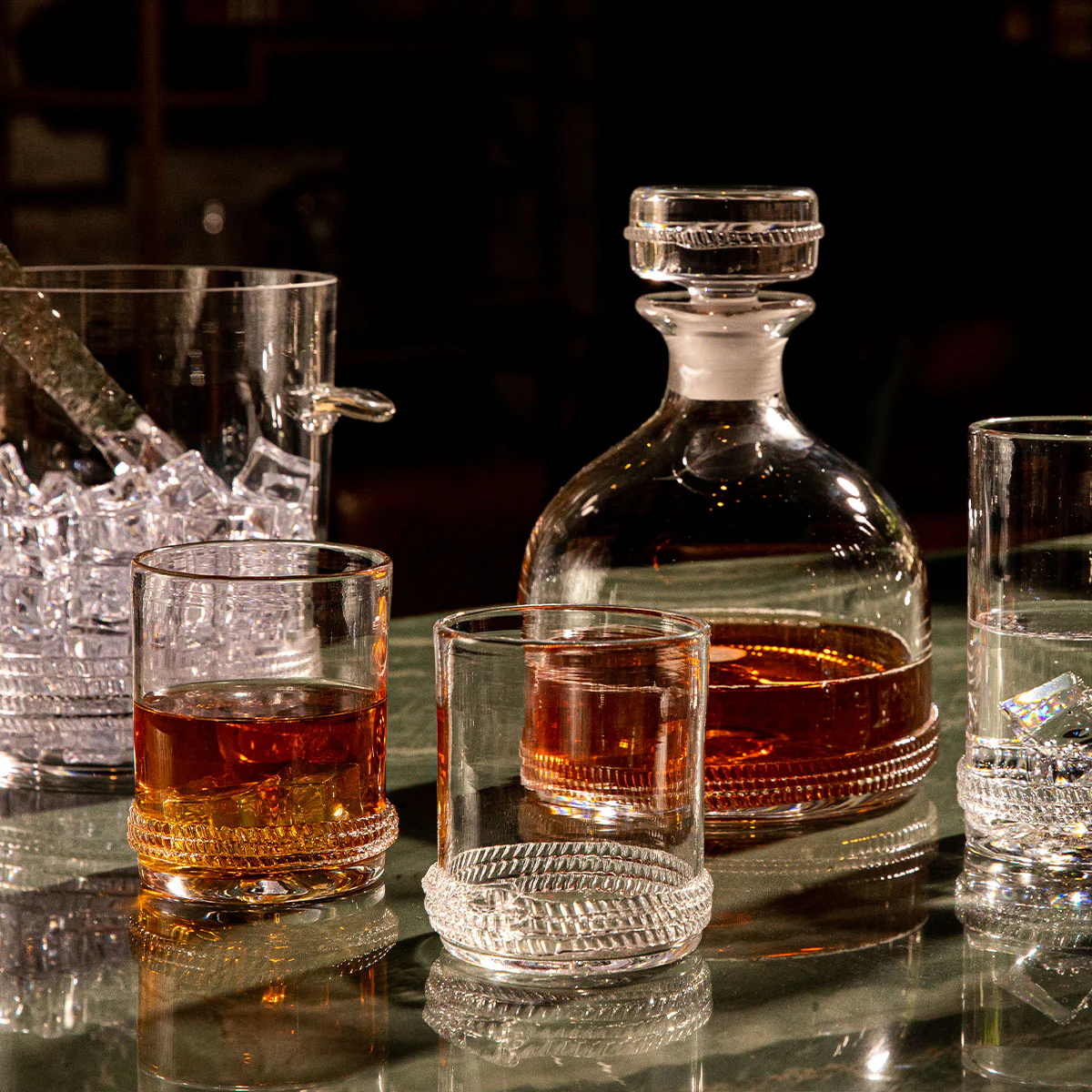 Dean Decanter & Double Old Fashioned 3pc Set - Image 3
