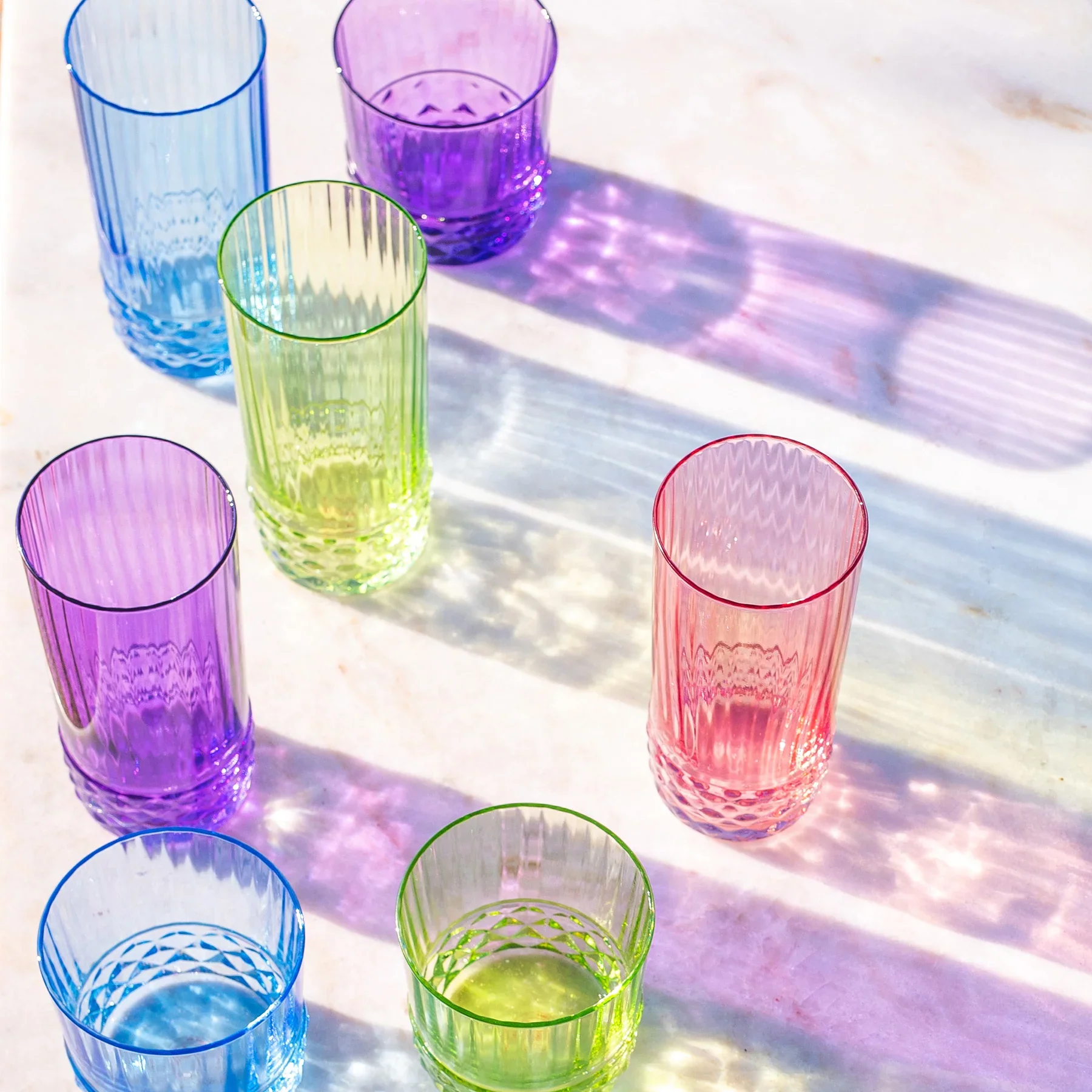 Deco Assorted Short Tumblers - Set of 4 - Image 5
