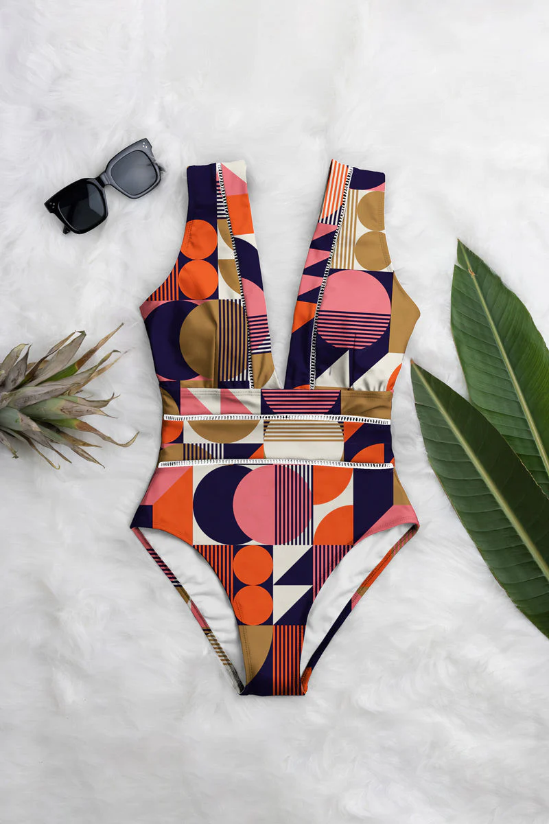 Deep plunge One-Piece by Averie - Image 5
