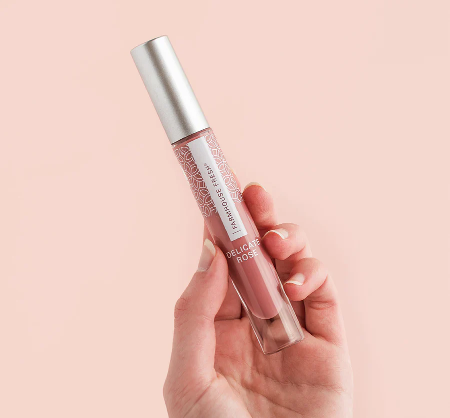 Delicate Rose Vitamin Glaze Oil Infused Lip Gloss - Image 5