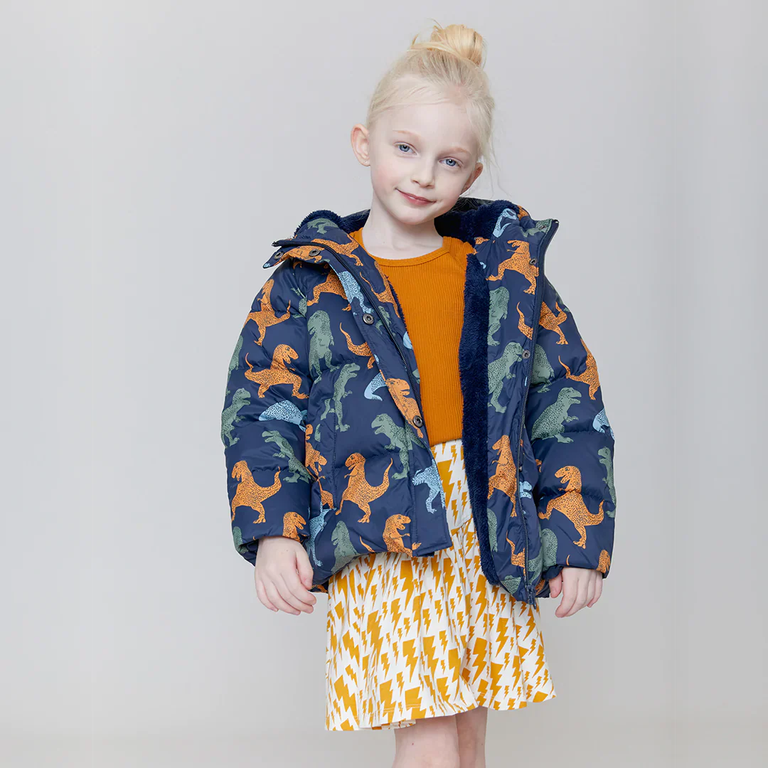 Dress Blues T-Rex Pete Puffer Jacket - Image 3