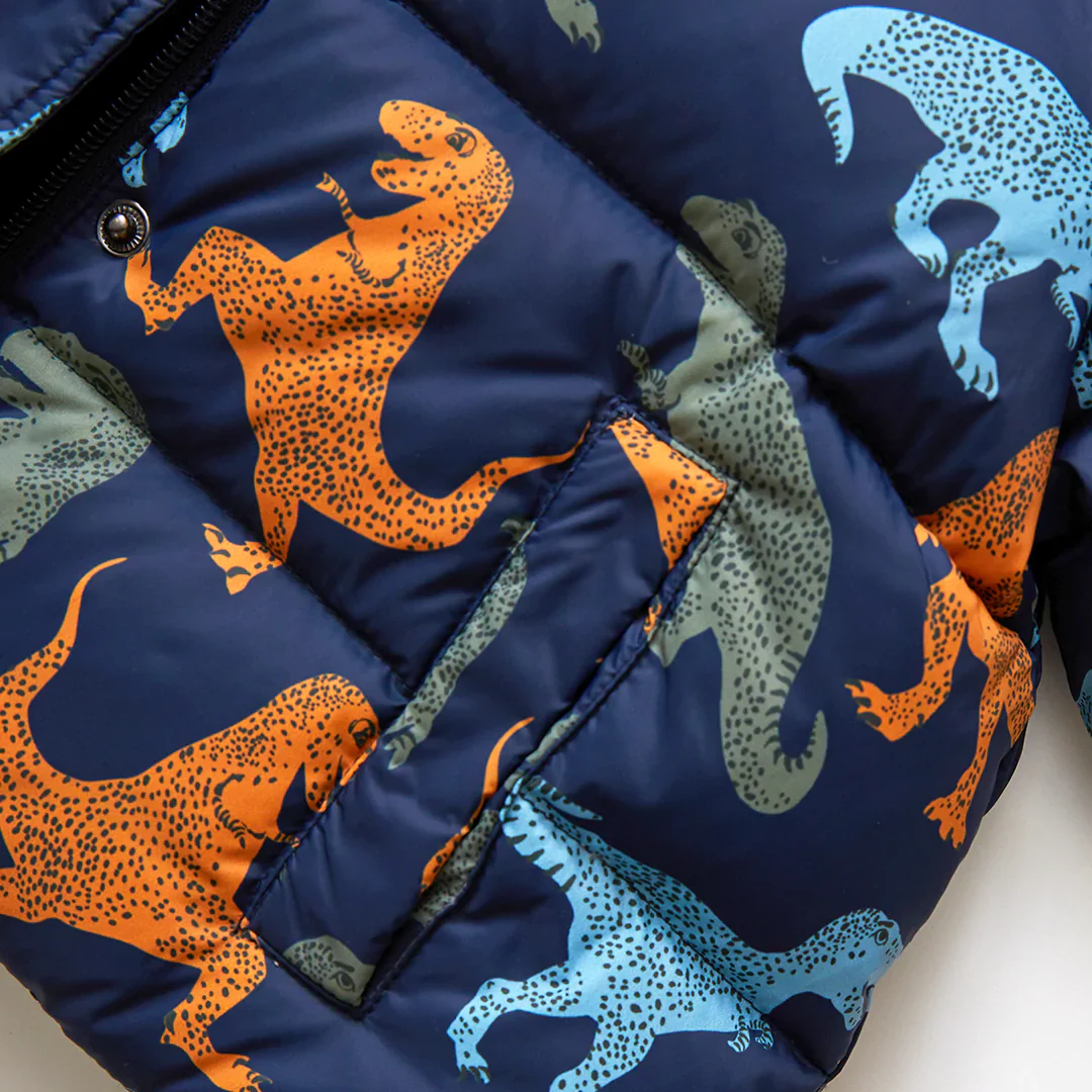 Dress Blues T-Rex Pete Puffer Jacket - Image 4