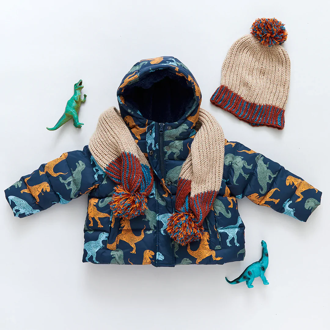 Dress Blues T-Rex Pete Puffer Jacket - Image 8