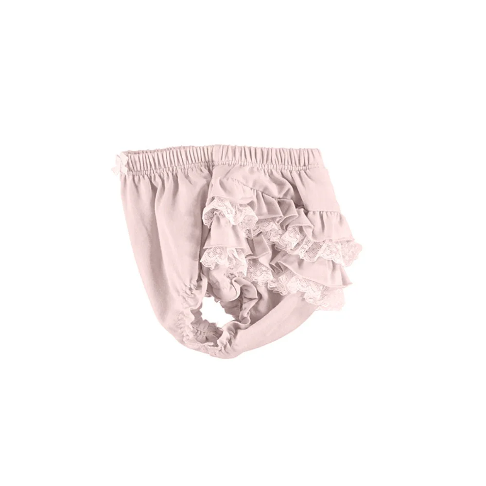 Ecofriends Baby Rose Ruffled Knit Bloomers - Image 4