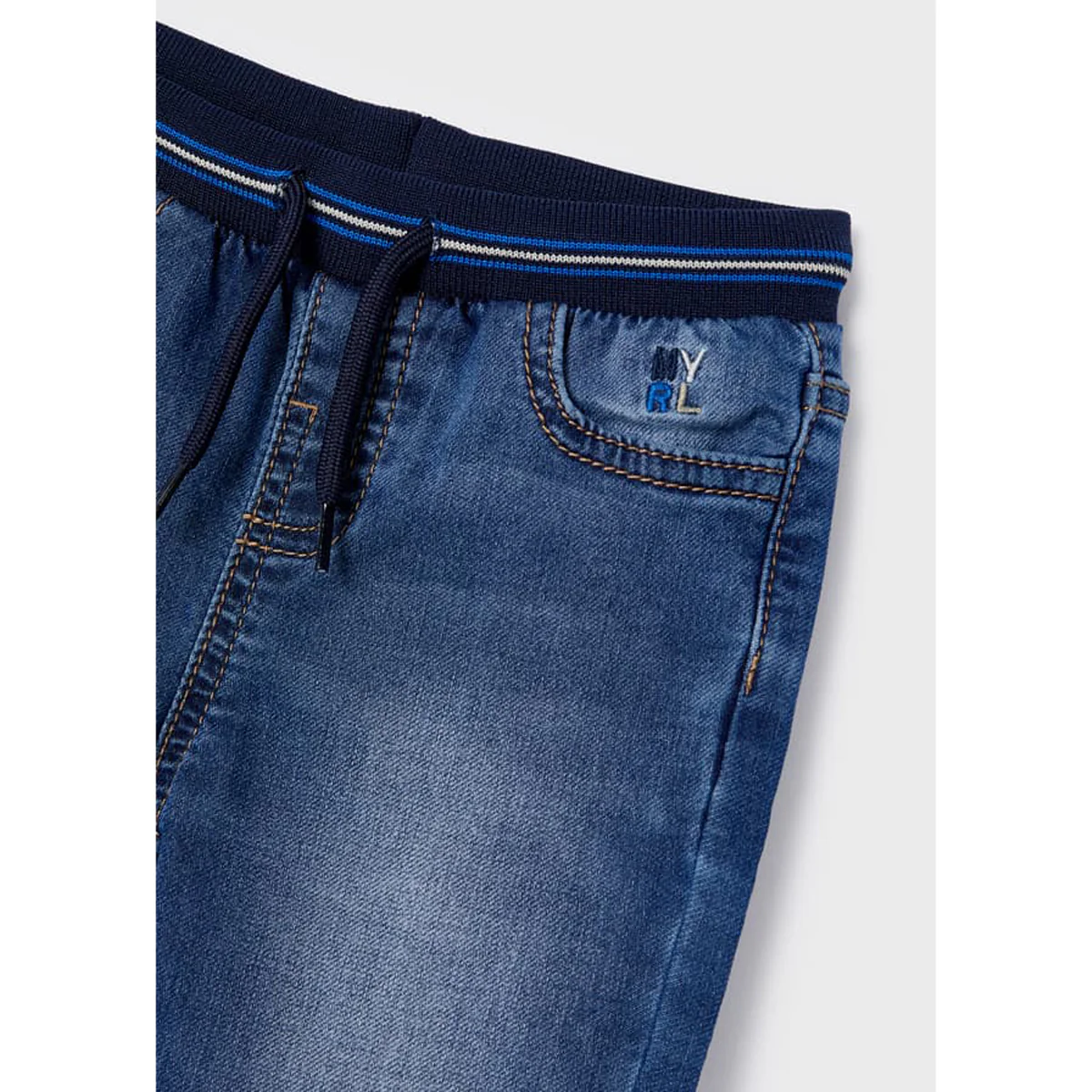 Ecofriends Medium Wash Denim Jogger Pant - Image 3