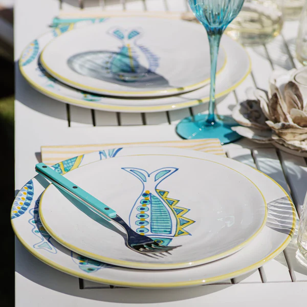 Elba's Fish Spiked Fin Salad Plate - Image 3