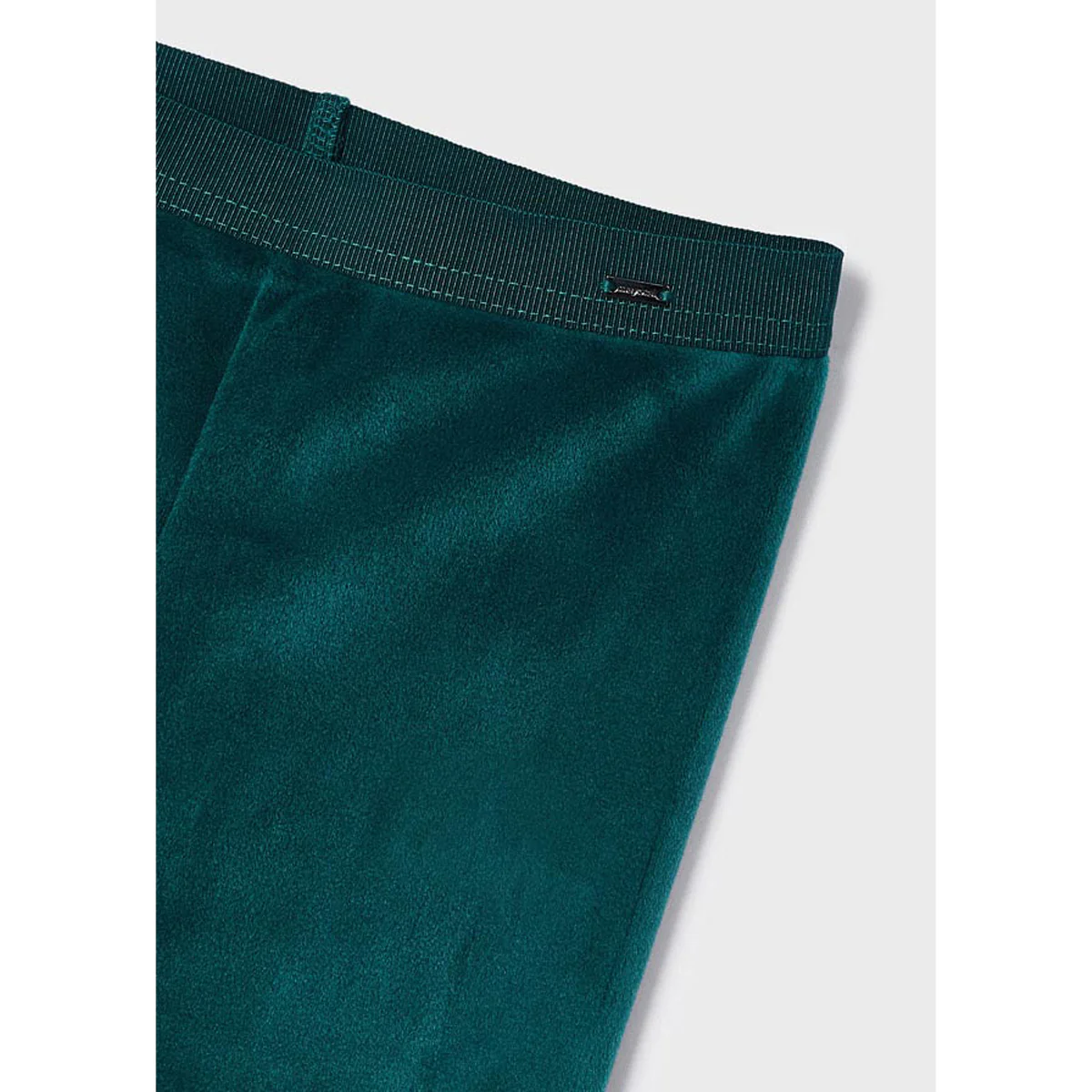 Emerald Green Velvet Leggings - Image 3