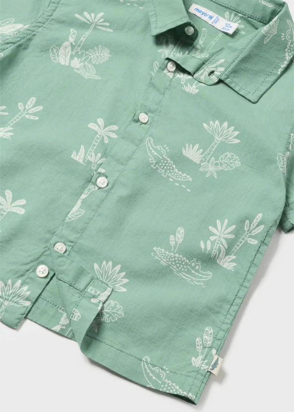 Eucalyptus Printed Short Sleeve Shirt - Image 4