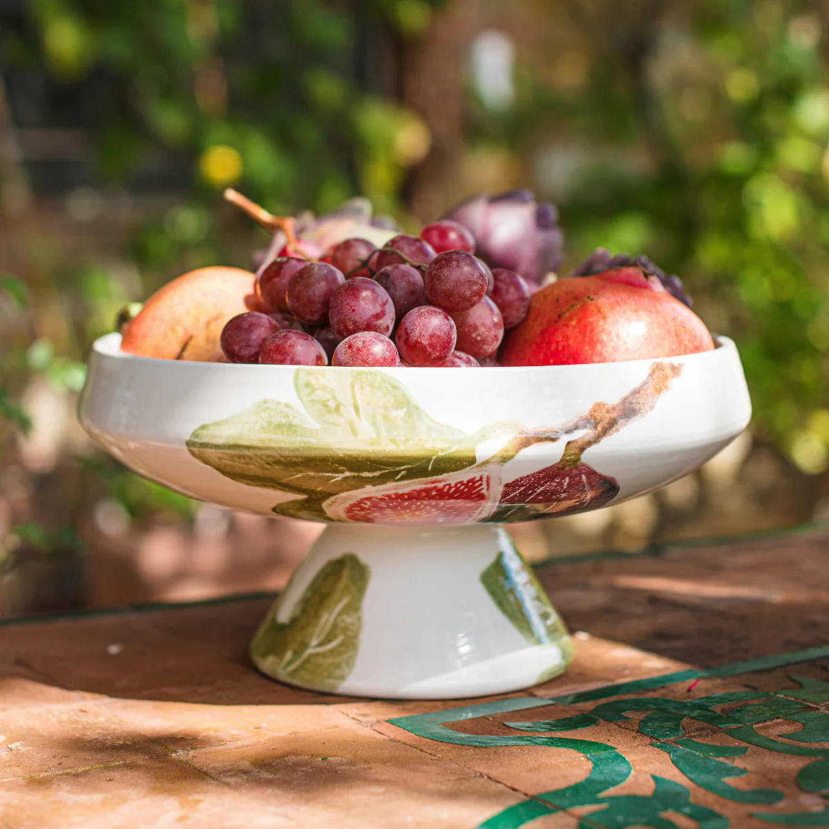 Fico Pedestal Fruit Bowl - Image 2