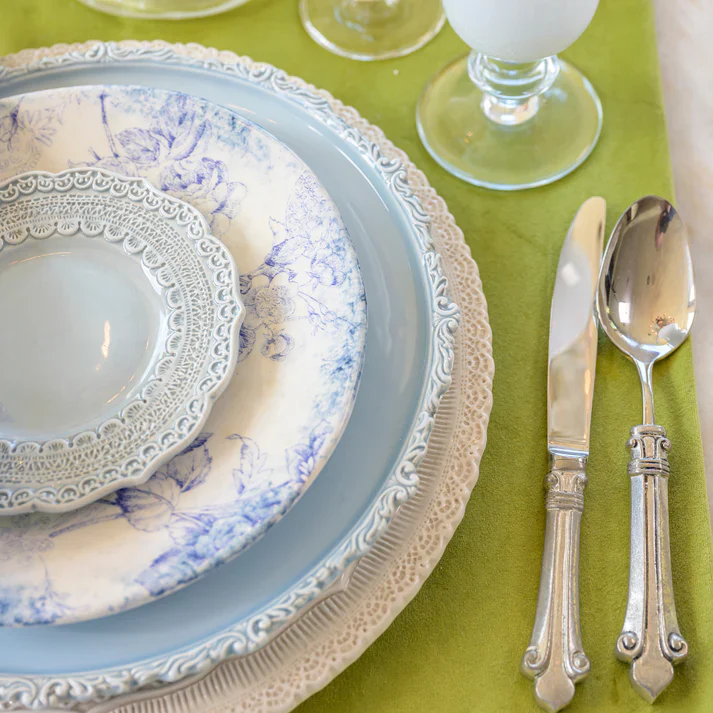 Finezza Blue Bread Plate - Image 3