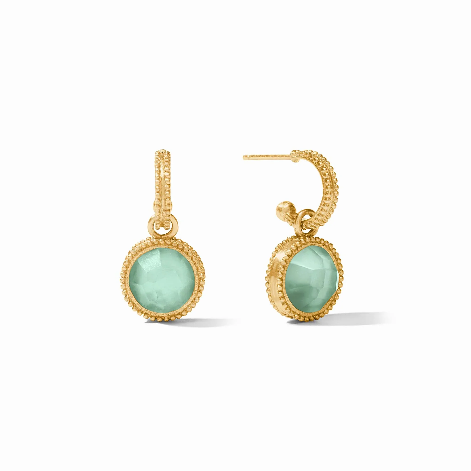 Fleur-De-Lis Hoop & Charm Earring - Image 21