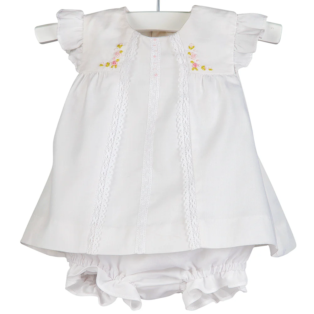 Floral Embroidered Dress 3pc Set - Image 3