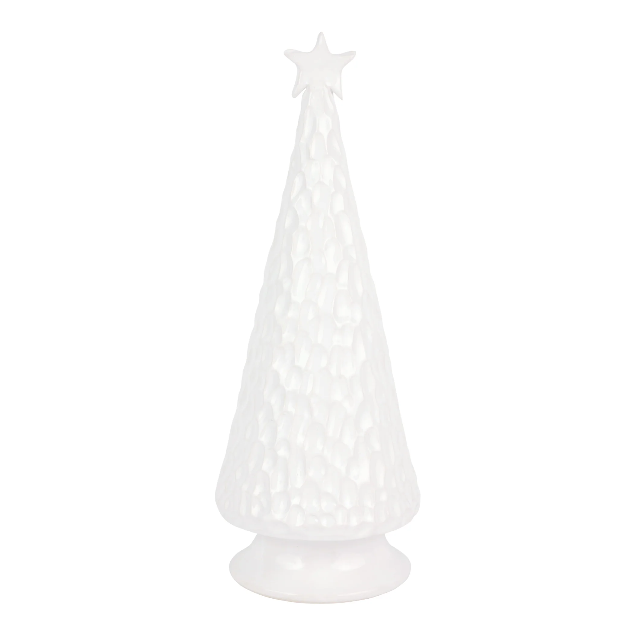 Foresta White Large Hammered Tree