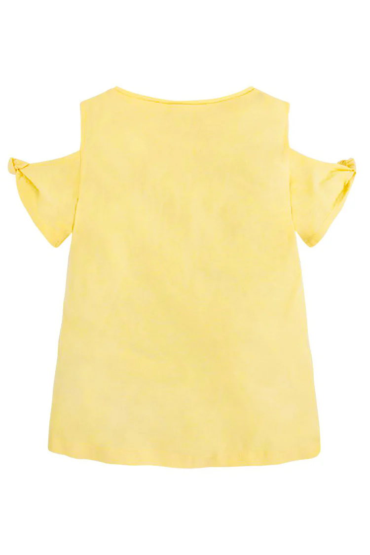 Friendship Bracelet Off the Shoulder Tee - Image 4