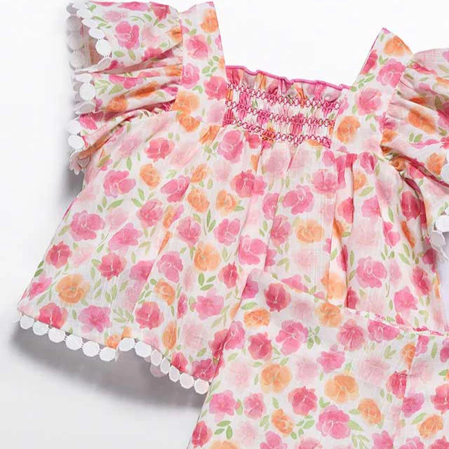 Fuchsia Floral Short Set - Image 2