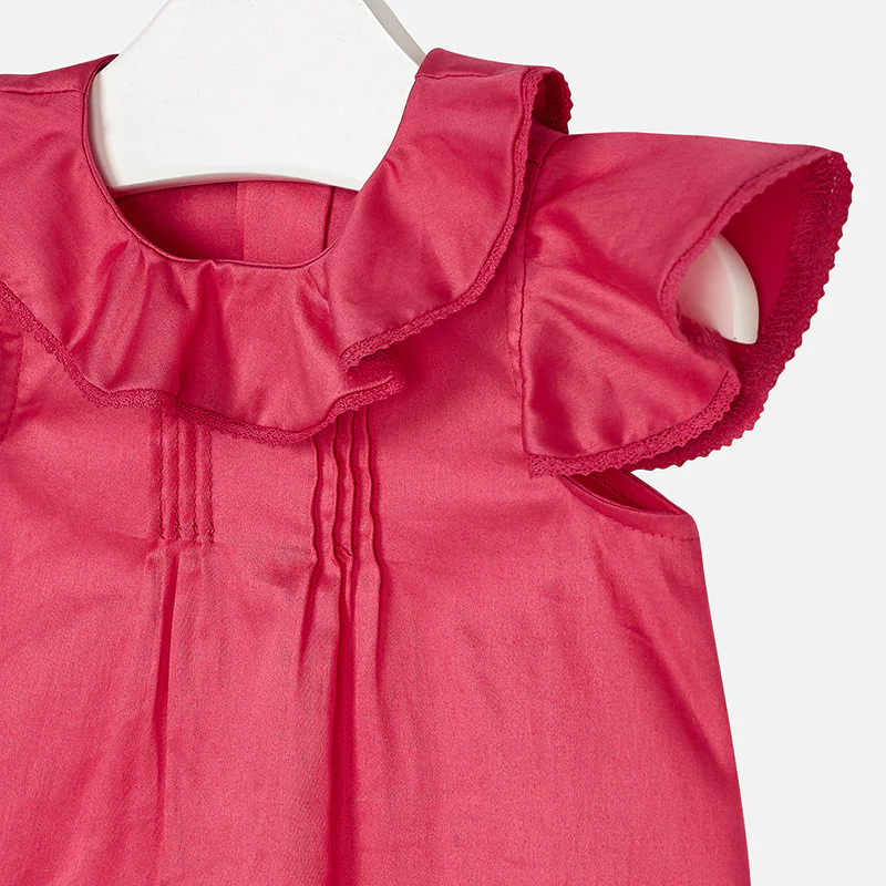 Fuchsia Ruffle Blouse - Image 3
