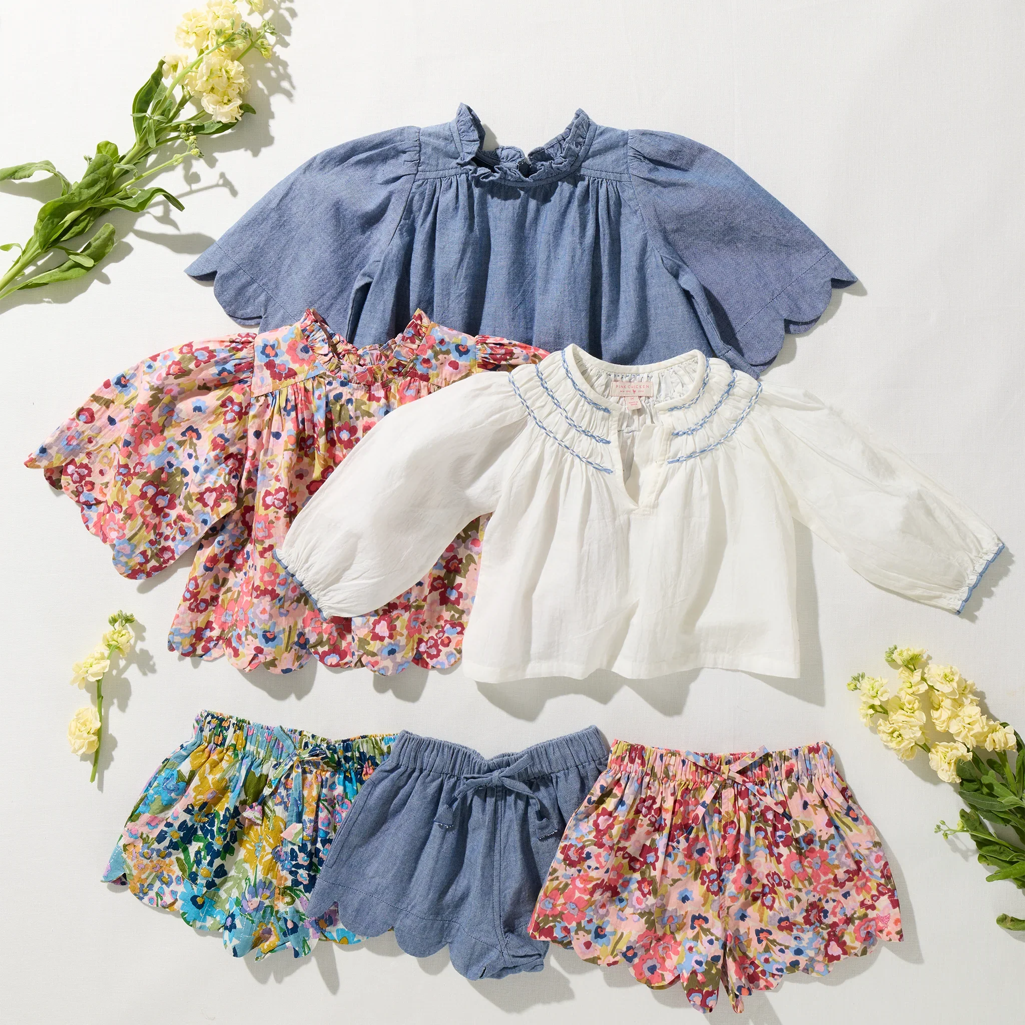 Girls Ava Top - Antique White - Image 5