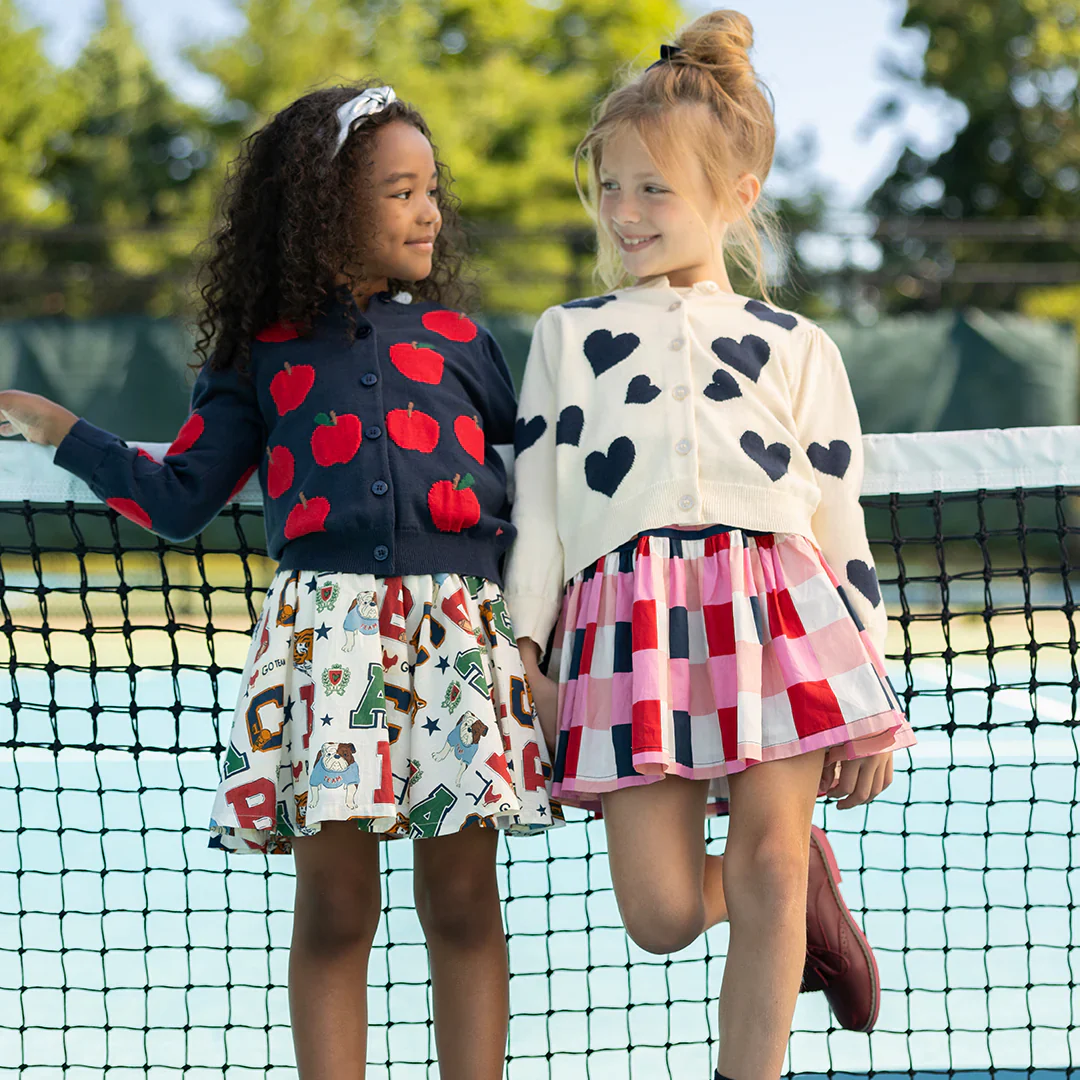 Girls Constance Sweater - Apples - Image 4