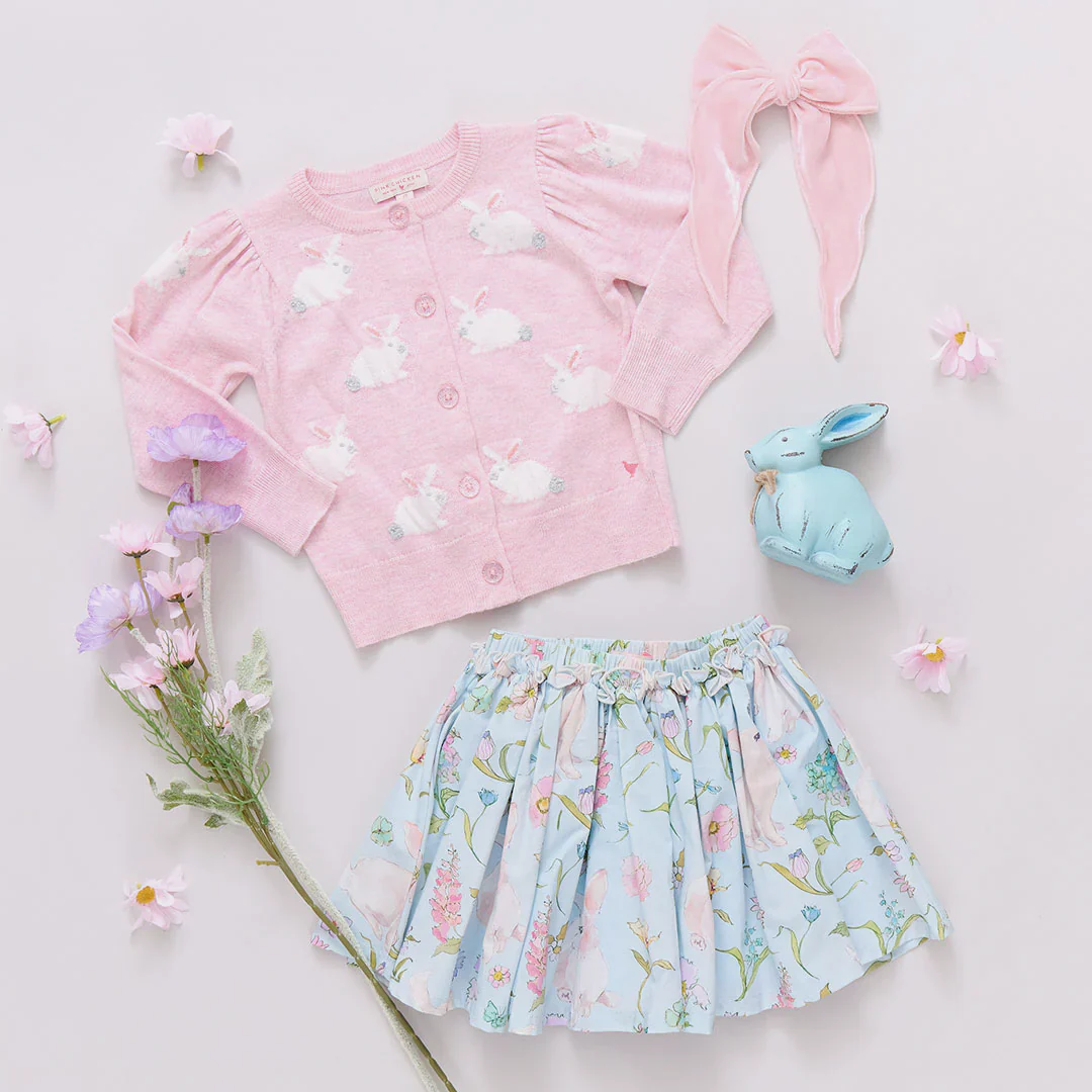 Girls Constance Sweater - Bunny - Image 4
