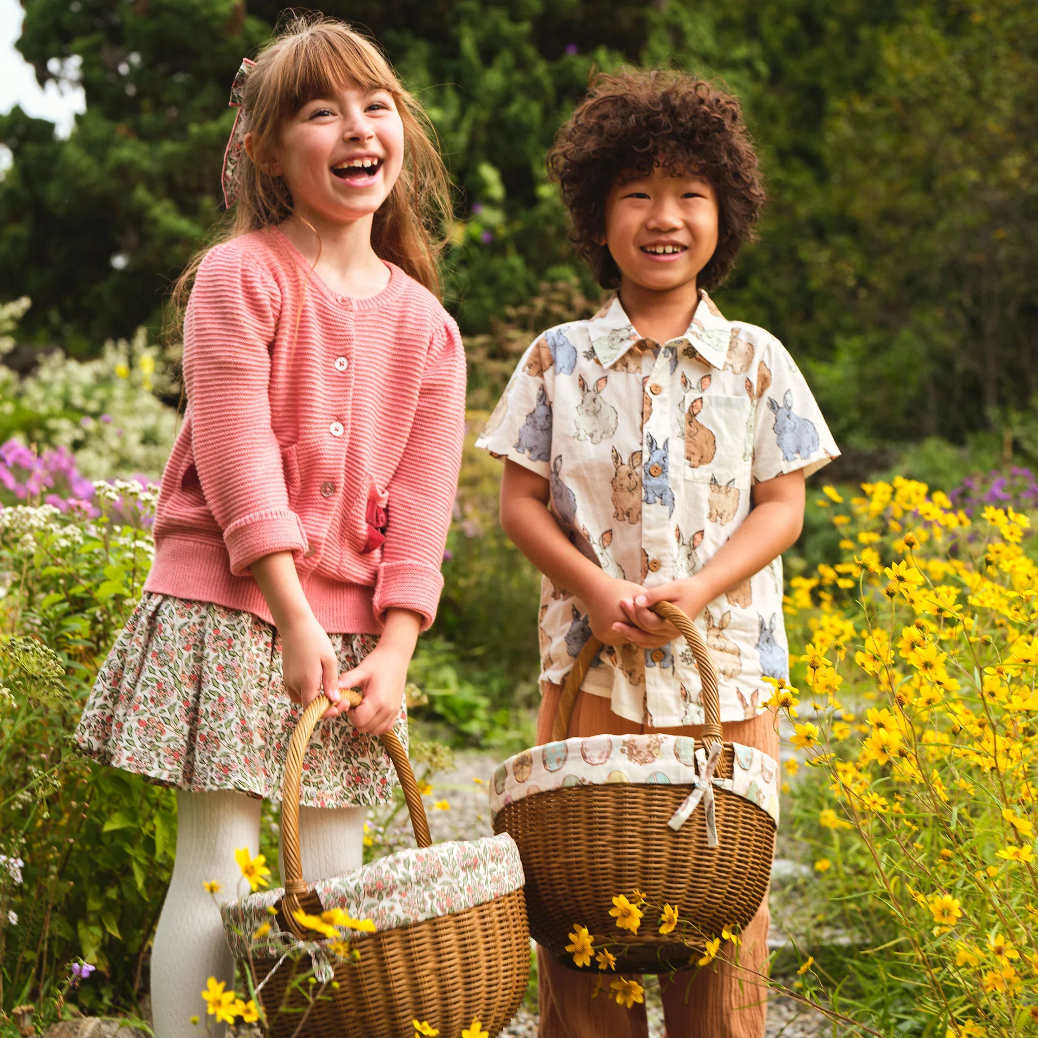Girls Gianna Skirt - Yarrow Floral - Image 2