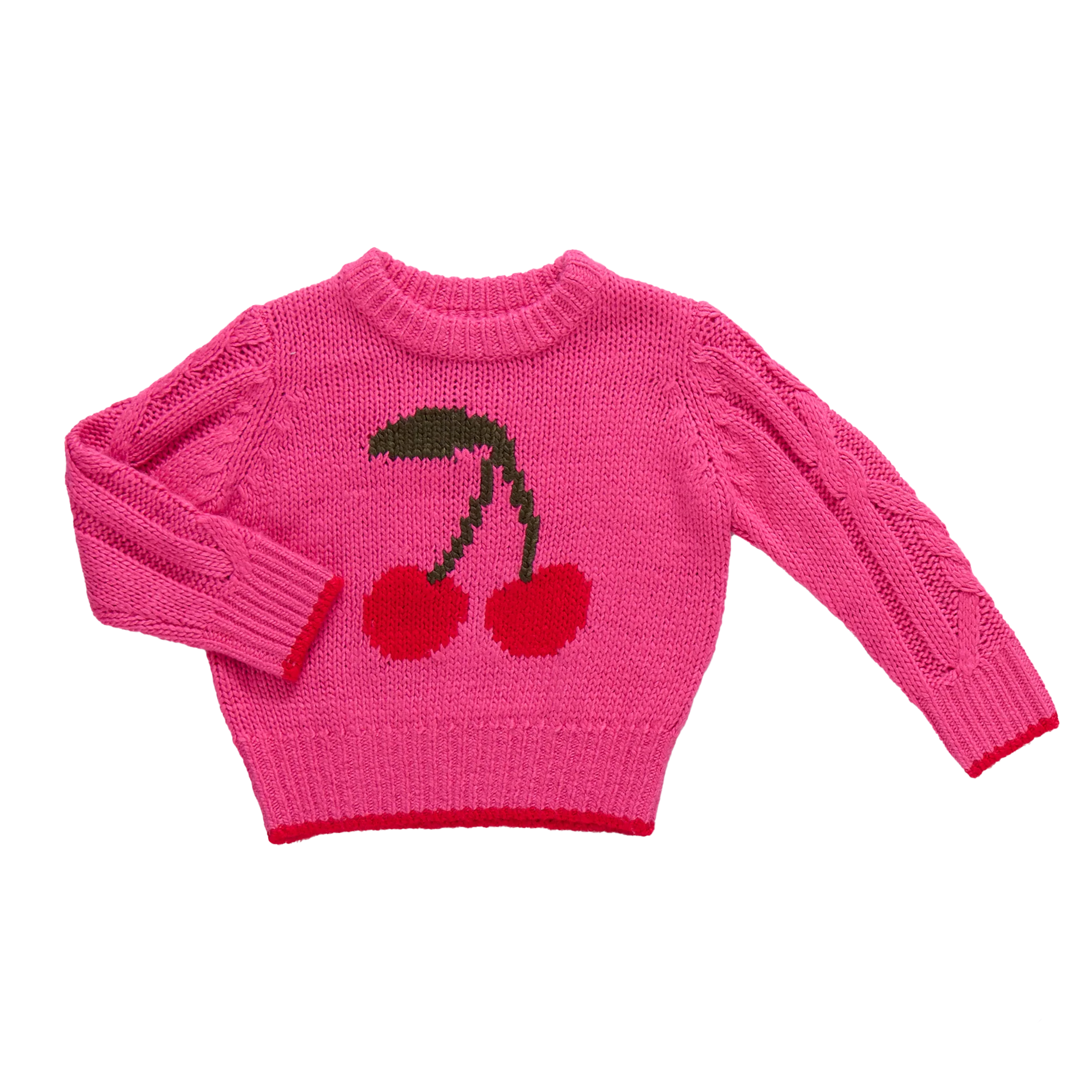 Girls Haven Sweater - Cherries