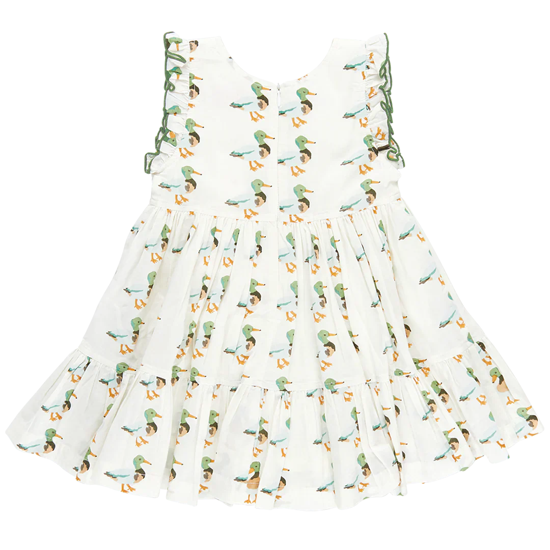 Girls Kelsey Dress - Mallard Friends - Image 6
