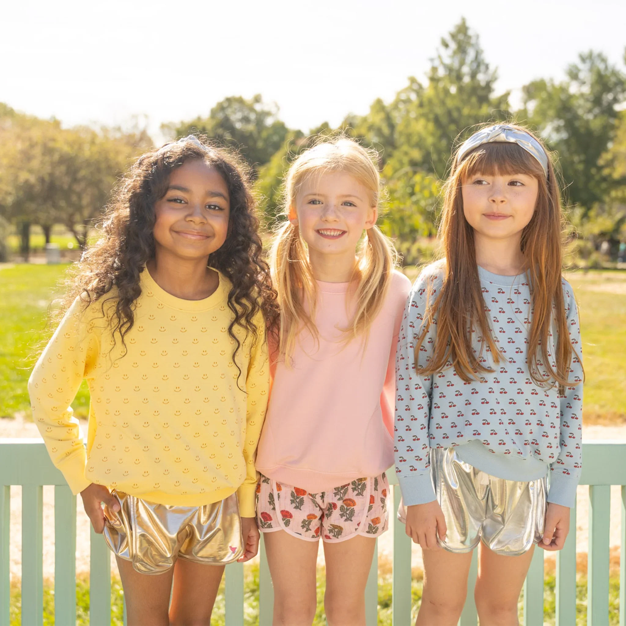 Girls Millie Short - Multi Flower Drop - Image 2