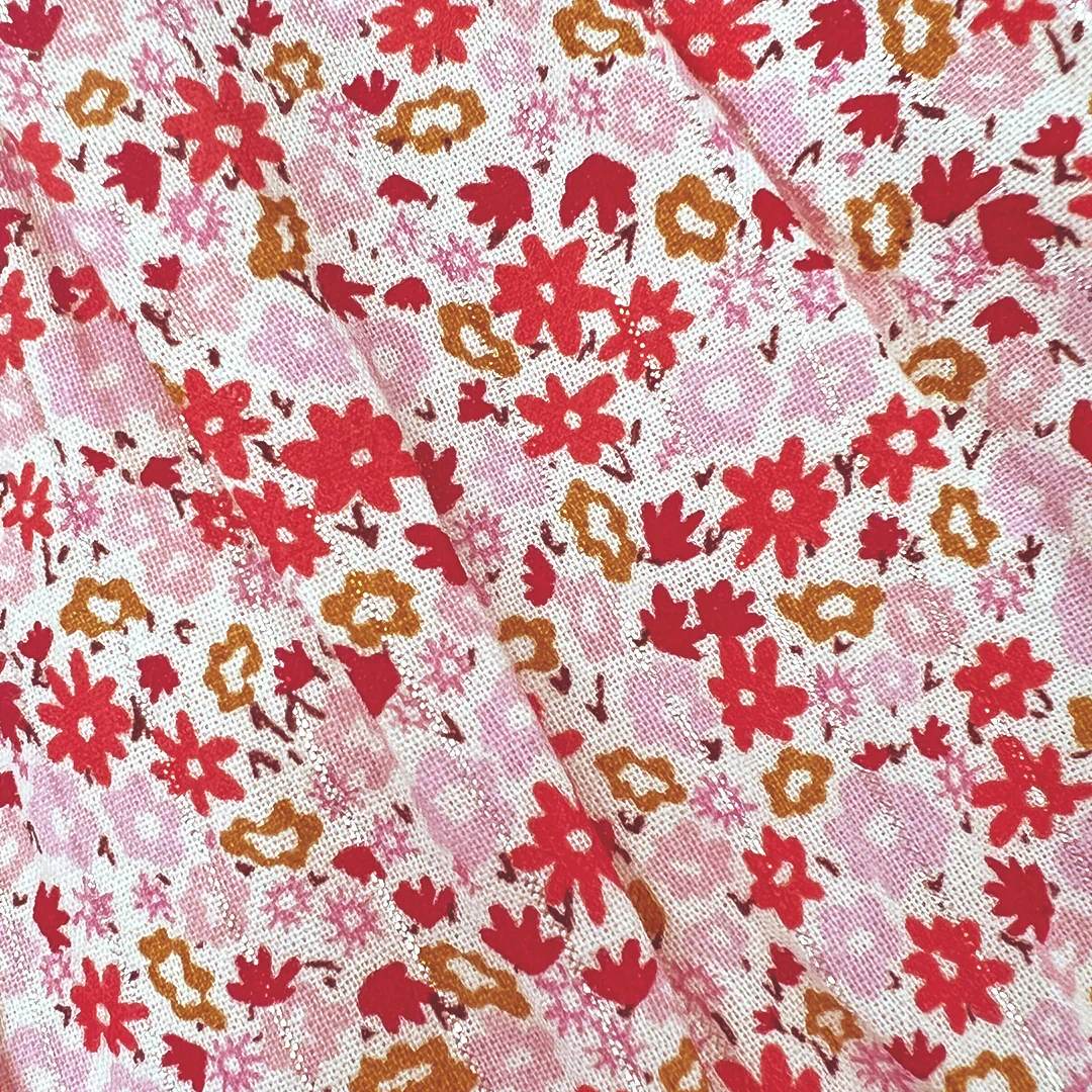 Girls Waverly Dress - Pink Mini Ditsy - Image 5