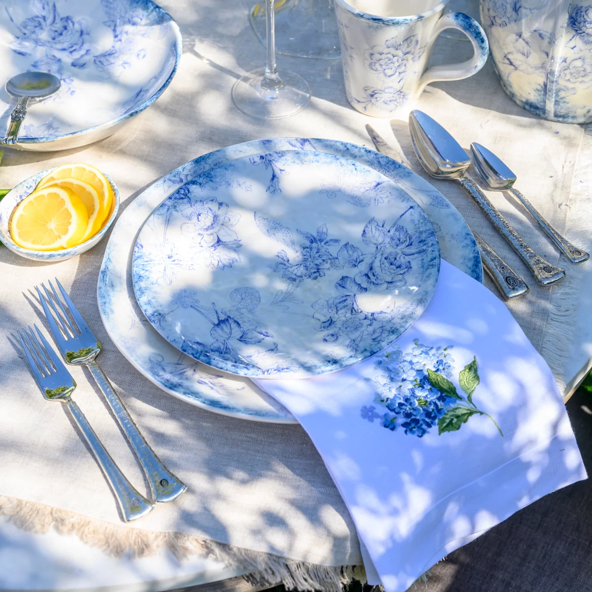 Giulietta Blue Salad/Dessert Plate - Image 5