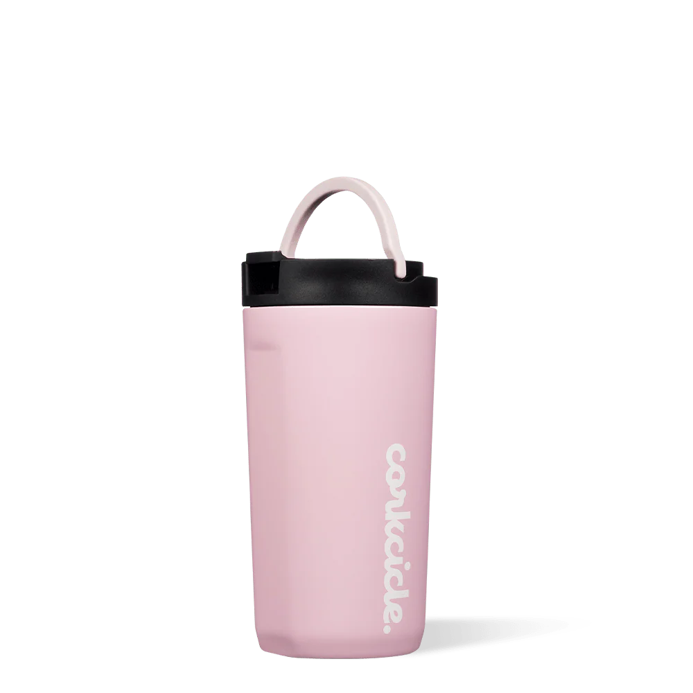 Gloss Rose Quartz 12 oz Kid's Cup With Lid & Straw - Image 4