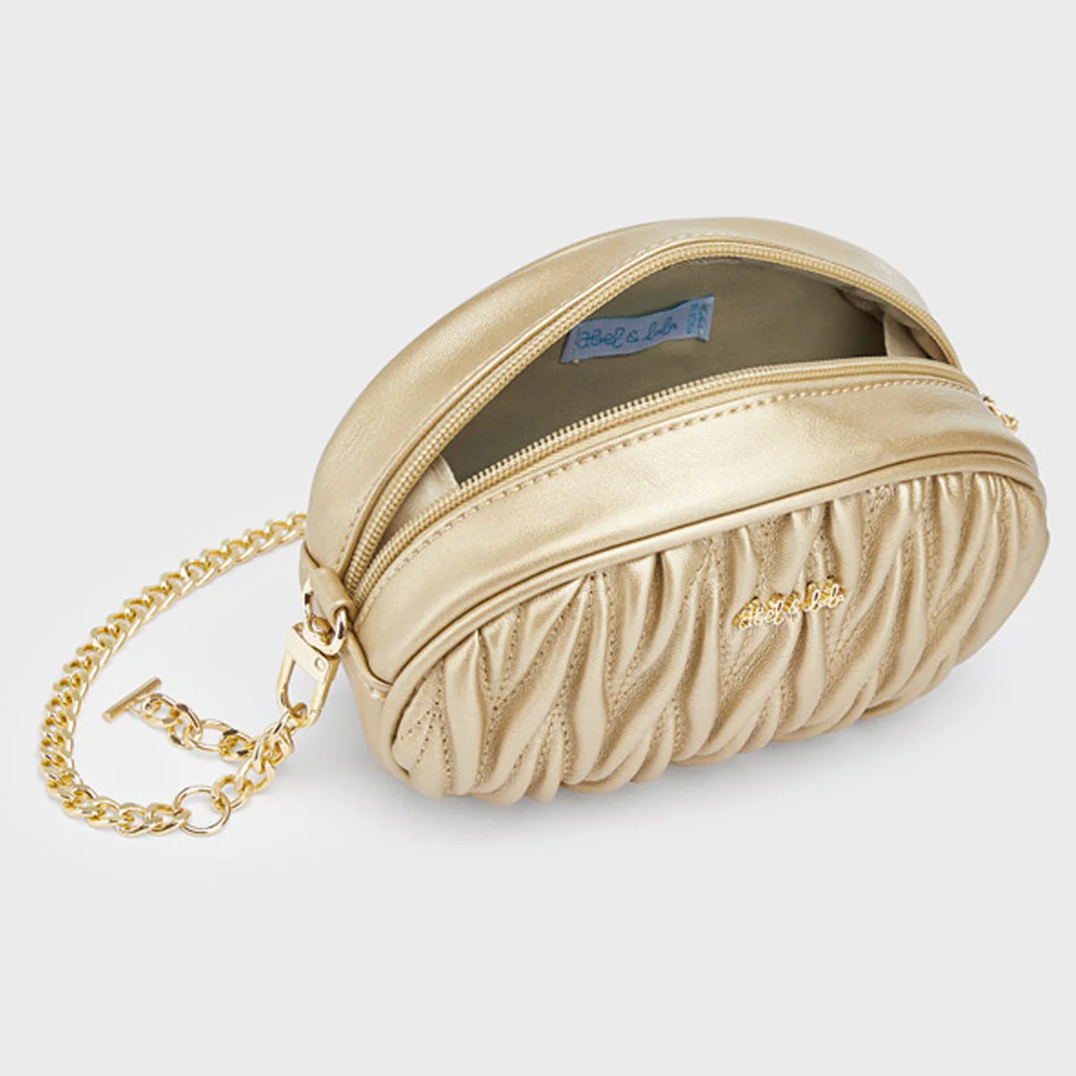 Golden Quilted Handbag - Image 3