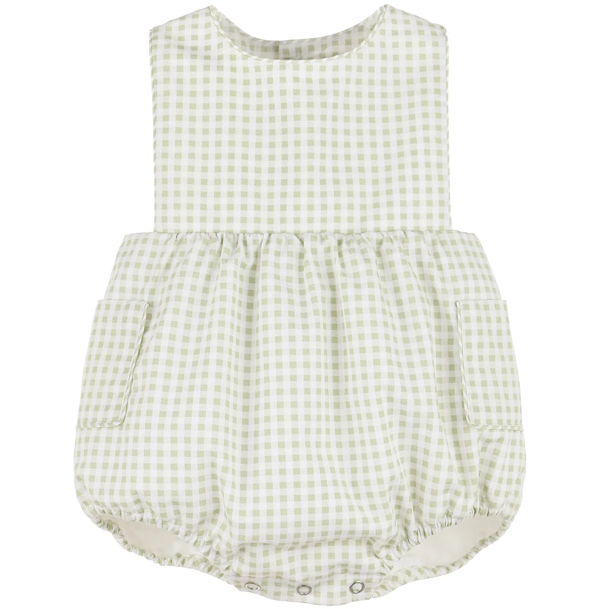 Fresh Green Check Pocket Sun Bubble