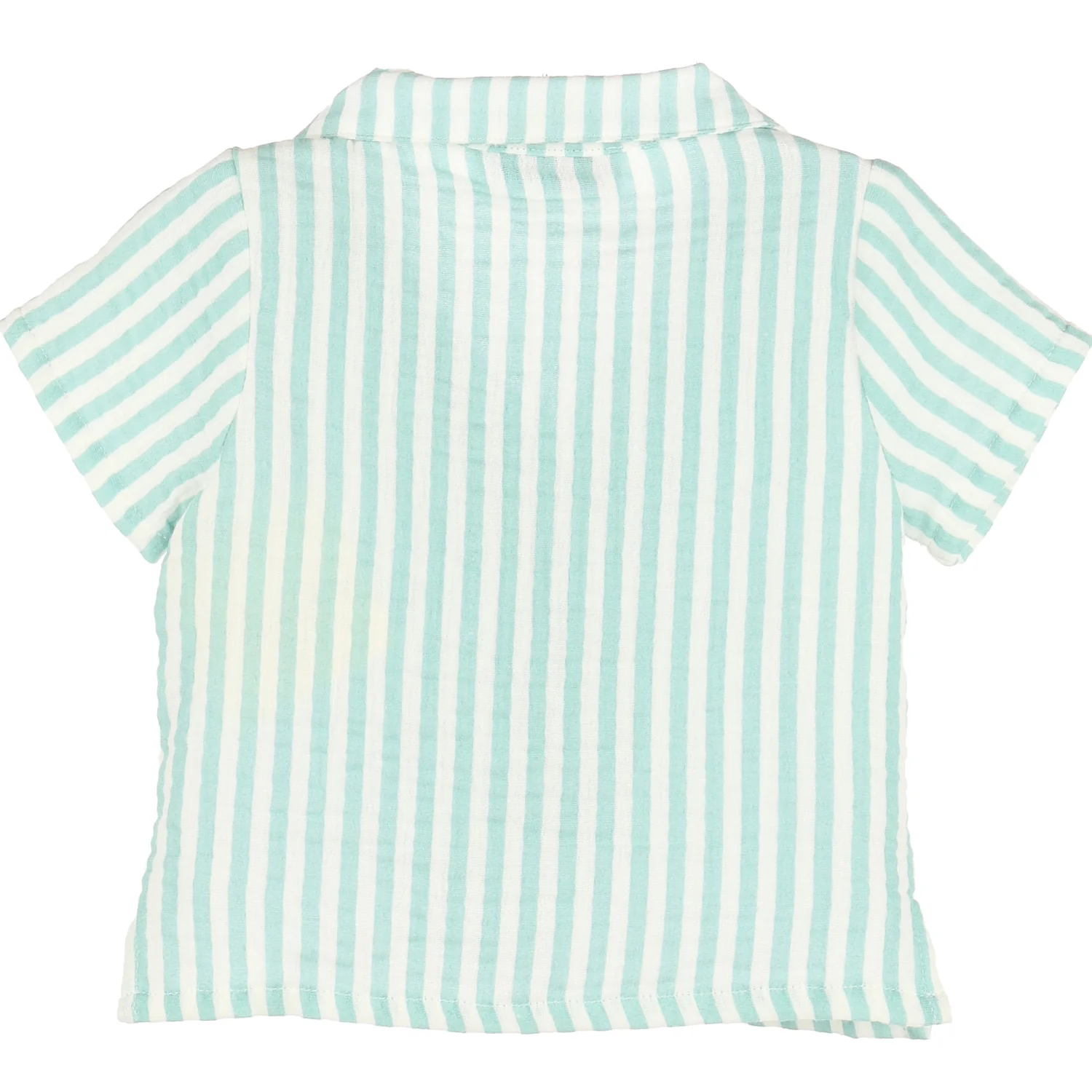 Green Sullivan Cabana Stripe Gauze Club Short Set - Image 2