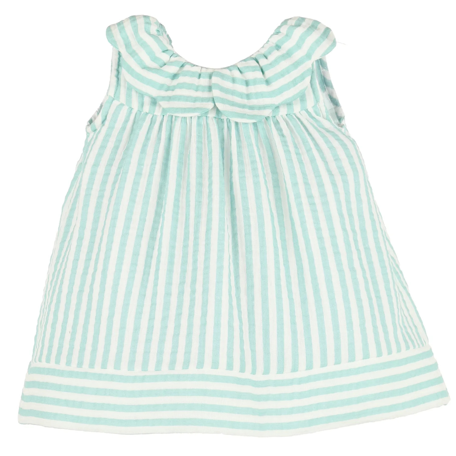 Green Sullivan Cabana Stripe Gauze SunDress