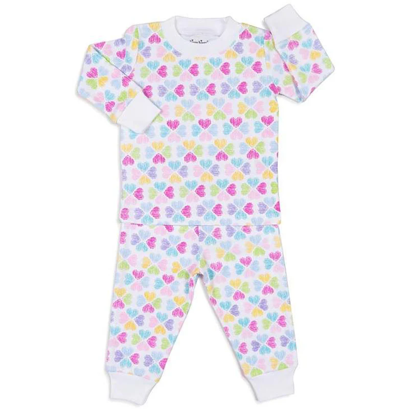 Heart Long Sleeve Pajama Set