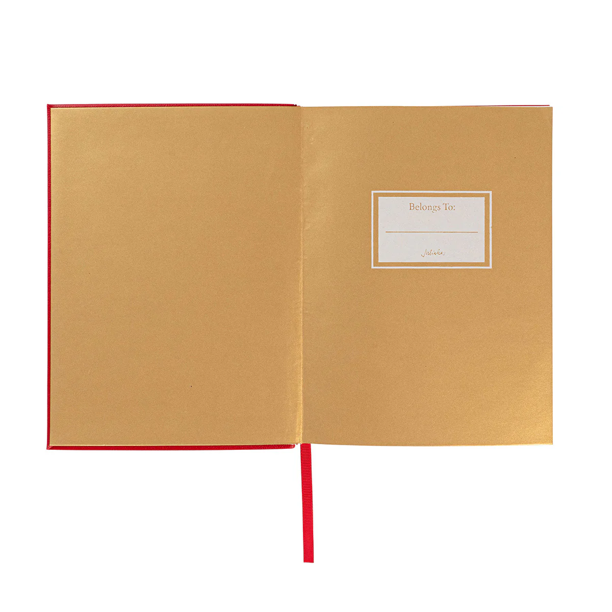 Heidi Naughty/Nice Embossed Journal - Red - Image 3