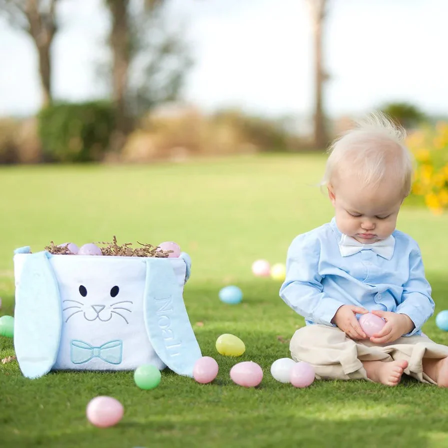 Hippity Hoppity Easter Basket - Blue - Image 3