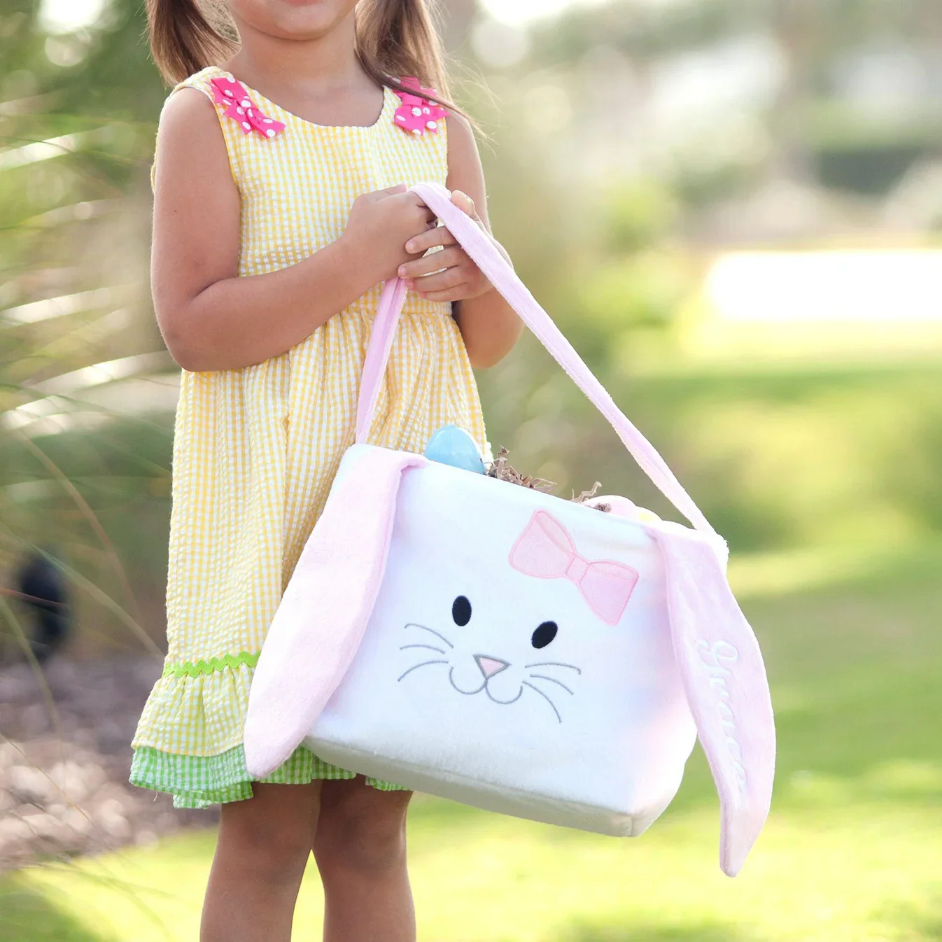 Hippity Hoppity Easter Basket - Pink - Image 3