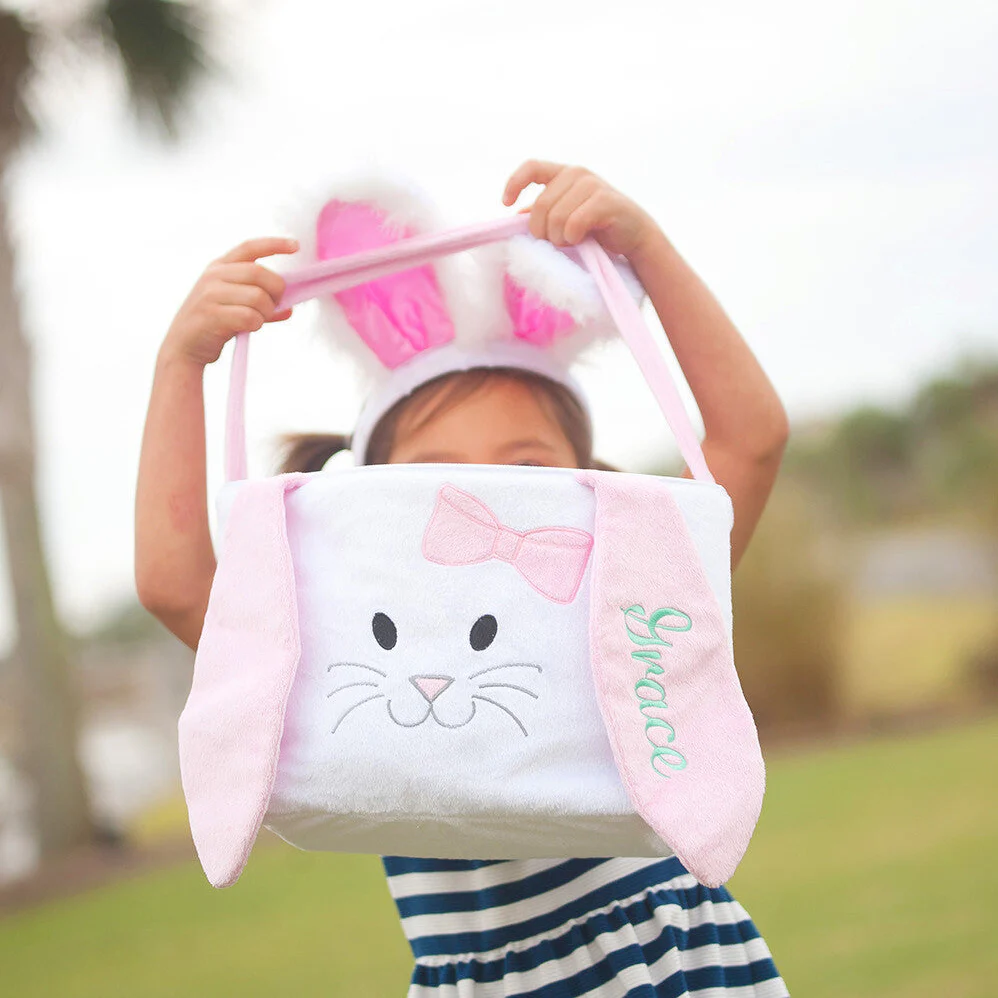 Hippity Hoppity Easter Basket - Pink - Image 4