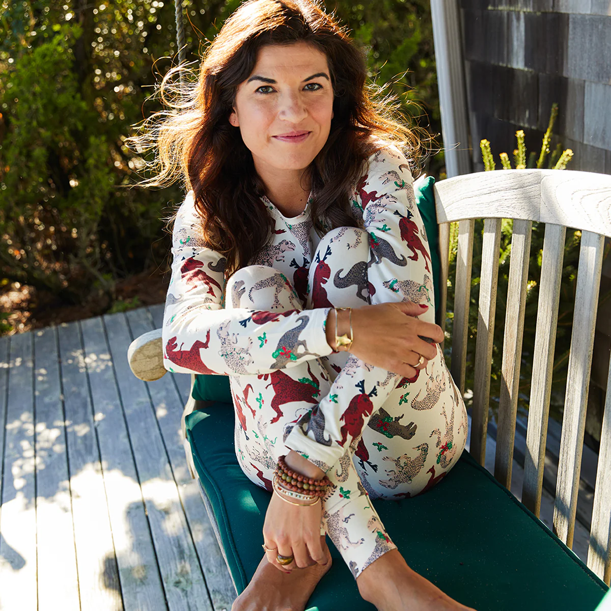 Holiday T-Rex Women's Organic PJ Set - Image 5