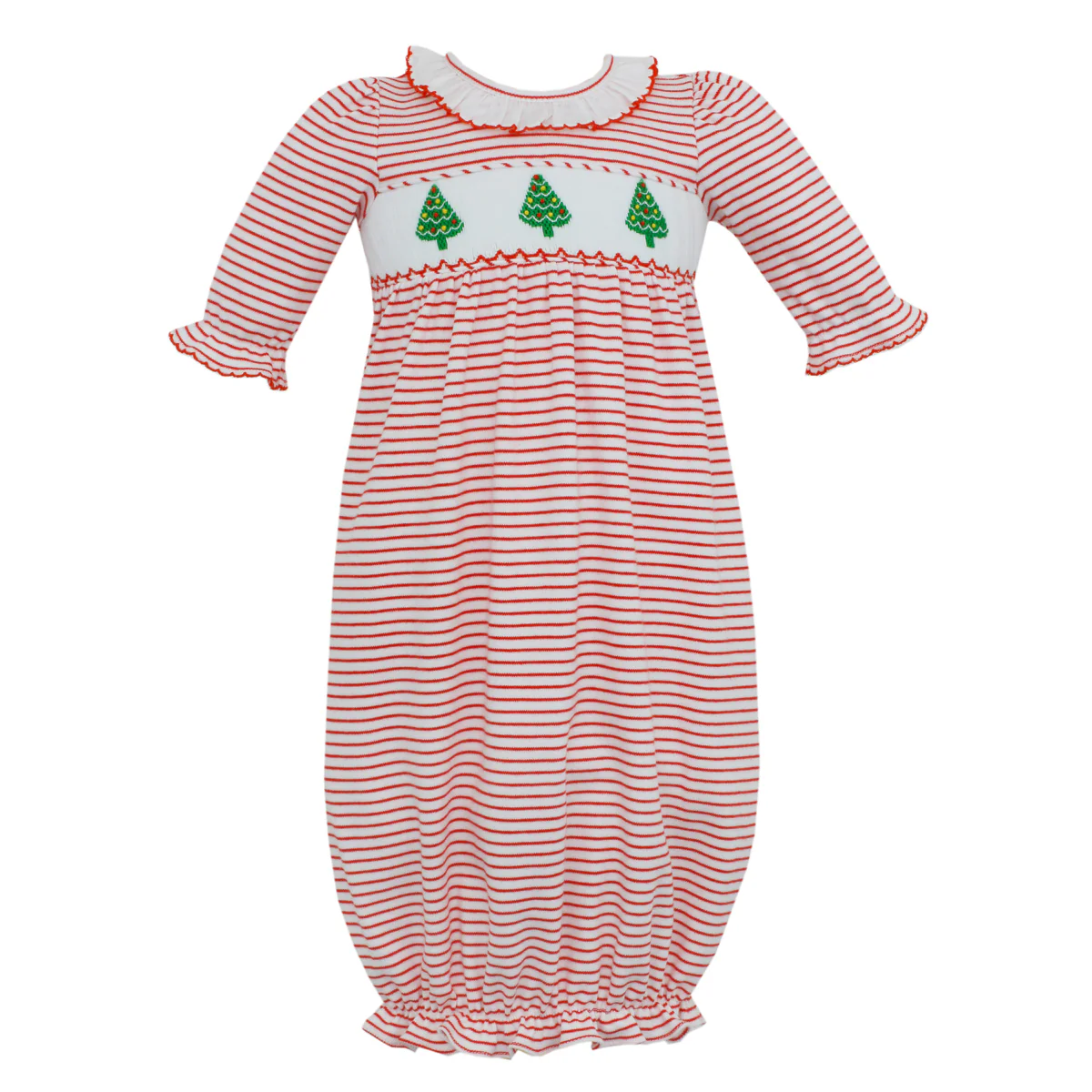 Holiday Trees Knit Sack Gown