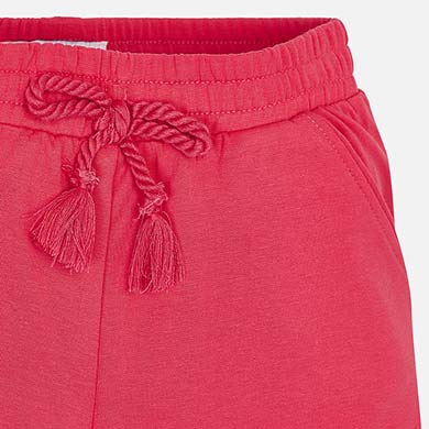Hot Pink Knit Shorts - Image 3